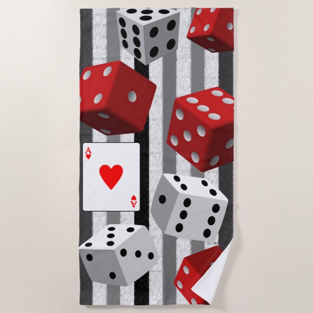 Beach towels Valentine's (Front)