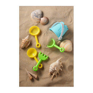 Beach Toys Acrylic Print
