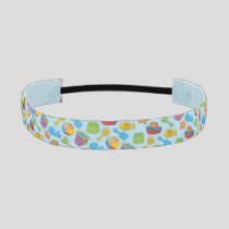 Beach Toys Icons Athletic Headband