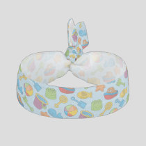 Beach Toys Icons Elastic Hair Tie