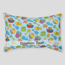 Beach Toys Icons Pet Bed