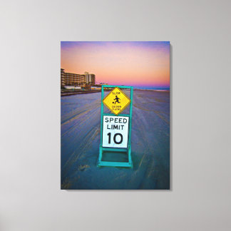 Beach Traffic Signs on Daytona Beach at Dawn II