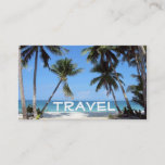 Beach, Travel Business Card at Zazzle