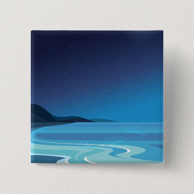  Beach travel Button (Front)