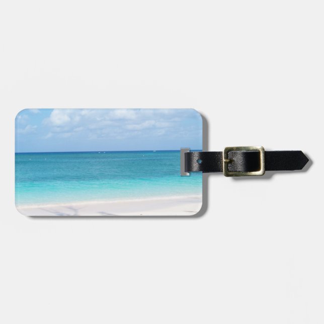 Beach Travel Luggage tag (Front Horizontal)