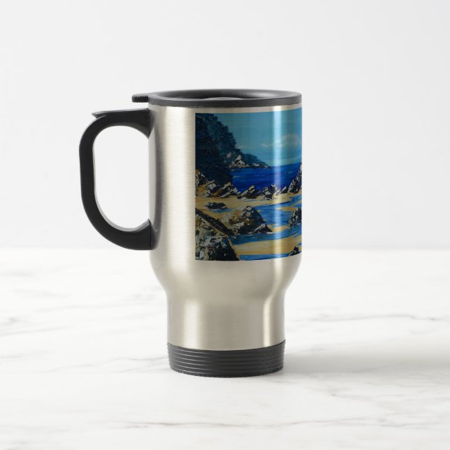 Beach Travel Mug (Left)