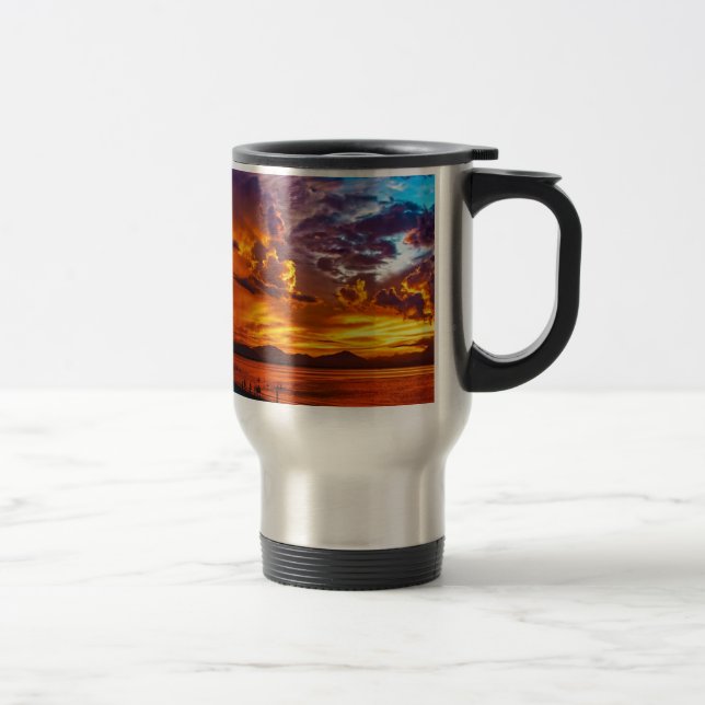 Beach Travel Mug (Right)