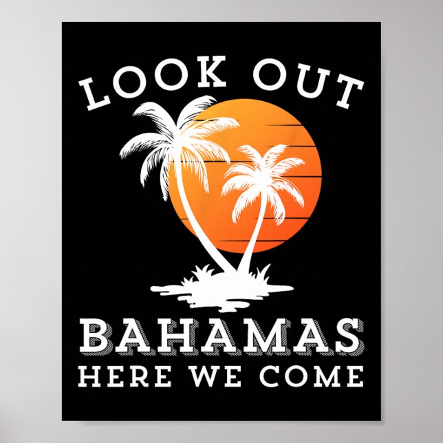 Beach Traveling Group Matching Spring Break Summer Poster (Front)