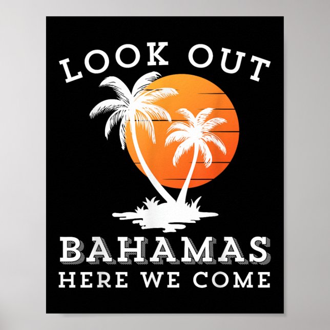 Beach Traveling Group Matching Spring Break Summer Poster (Front)