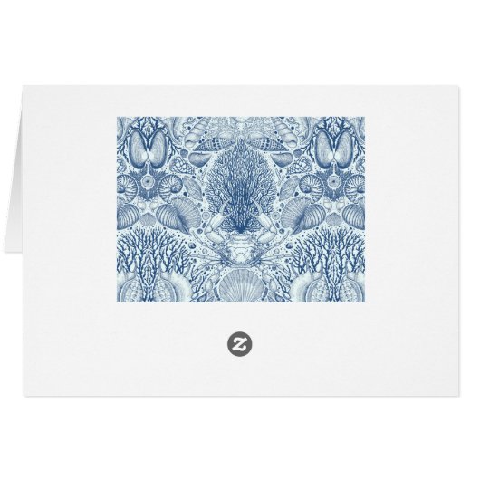 Beach treasures in blue (Back Horizontal)