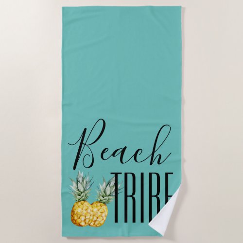 Beach Tribe Bachelorette Party Girls Trip Weekend Beach Towel