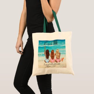 Beach Tribe Girl's Trip Bachelorette Vacation  Tote Bag