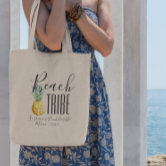 Lake Life Cuz Beaches Be Salty Funny Tote Bag