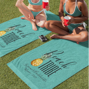 Beach Tribe Girl's Trip Bachelorette Vacation  Towel