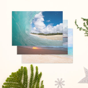 Beach Trio Tropical Paradise Wrapping Paper Sheets