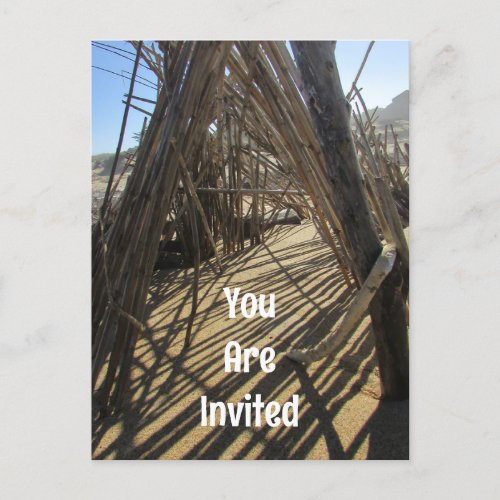 Beach Trip Gathering Family Reunion Invitation Postcard