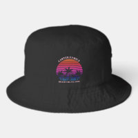Beach Trip Palm Trees Sunset Custom Black