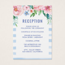 Beach Tropical Floral Colorful Wedding Reception