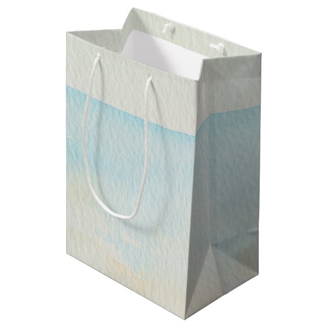 Beach Tropical Medium Gift Bag (Front Angled)