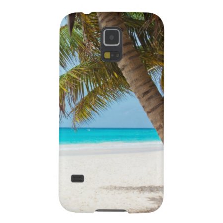 Beach Tropical Palm Tree Ocean Paradise Photo Case For Galaxy S5
