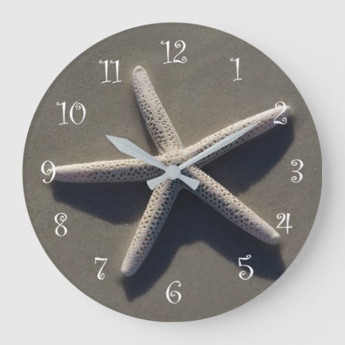 Beach Tropical Star Fish Home Decor Clocks