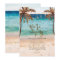 beach tying the knot eloping invitation
