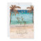 beach tying the knot eloping invitation