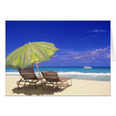 Beach Umbrella, Abaco, Bahamas (Front Horizontal)
