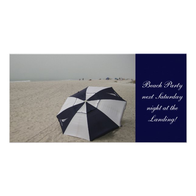 Beach Umbrella Card (Front)