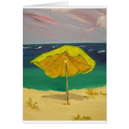 beach umbrella cards (Front)