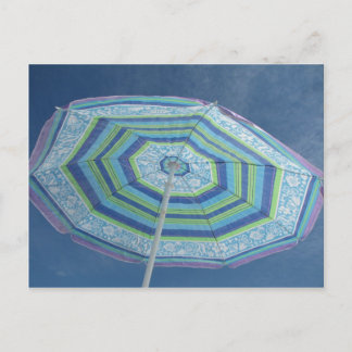 Beach Umbrella Postcard