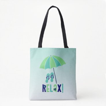 Beach Umbrella Relax Its Good For Your Health Tote Bag Beach Umbrella Relax Its Good For Your Health Tote Bag