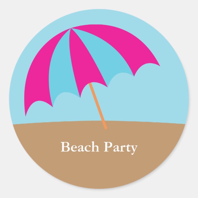 Beach Umbrella Stickers (Front)