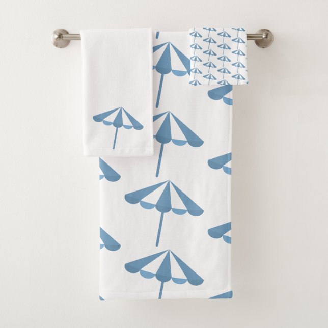 Beach Umbrella Vacation Rental -  Bath Towel Set (Insitu)