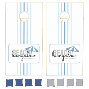 Beach Umbrella Vacation Rental - Cornhole Set