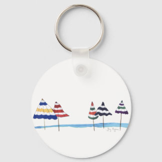 Beach Umbrellas Keychain