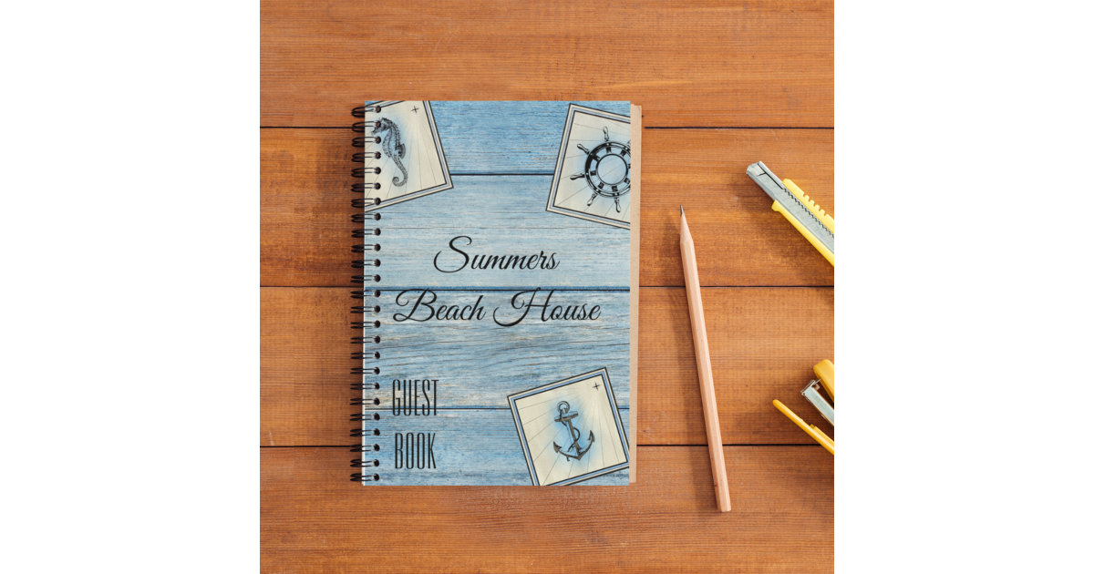 Beach Home Guest Book