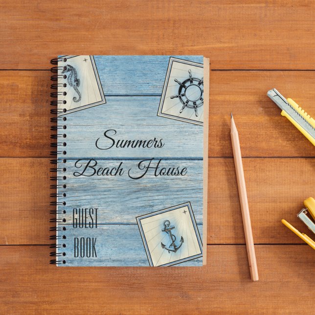 Beach Vacation Home House Guest Book Sign In (Creator Uploaded)