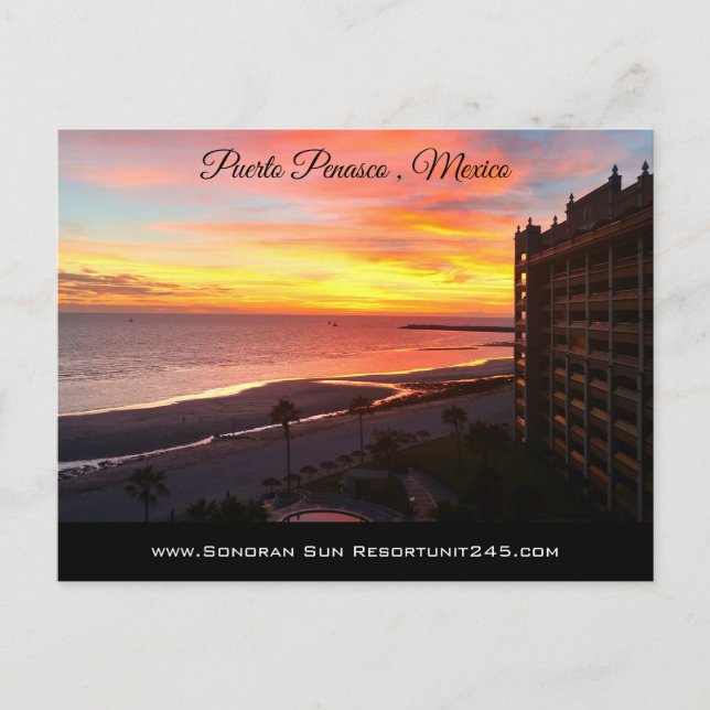 Beach Vacation House Short term Rental  Postcard (Front)