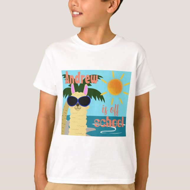 Beach Vacation Kid's Outfit T-Shirt (Front)