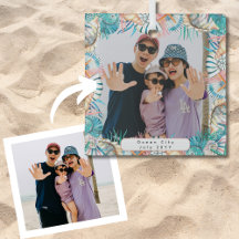 Beach Vacation Memories Family Keepsake Shell
