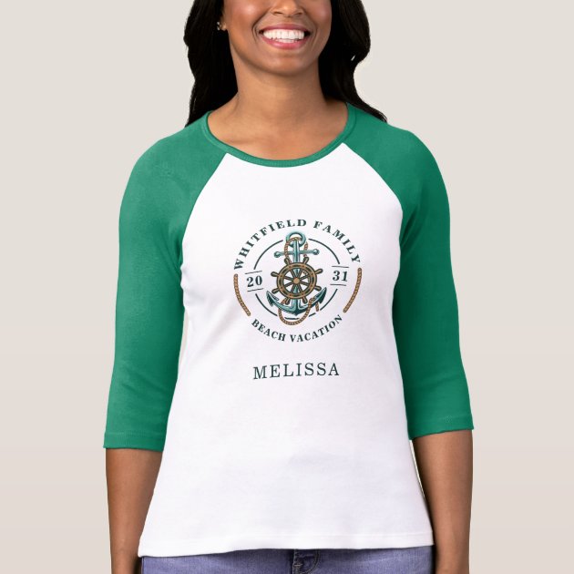 Beach Vacation Nautical Matching Family 