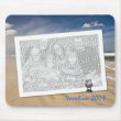 Beach Vacation Photo frame mousepad