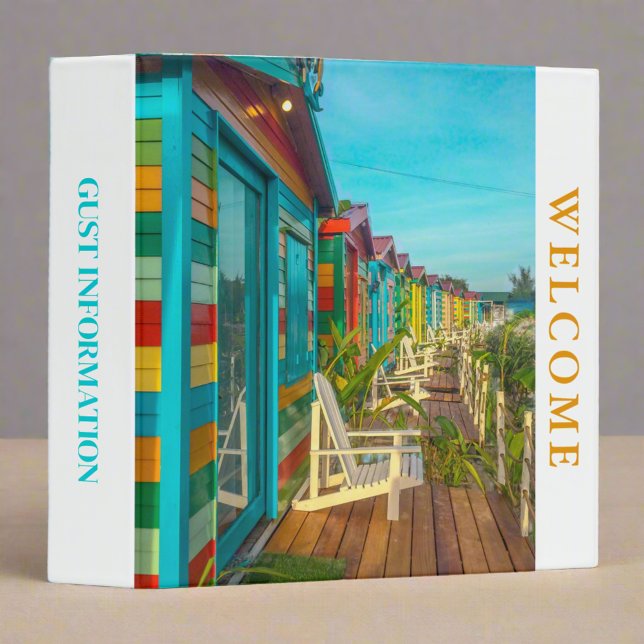  Beach Vacation Rental Welcome Guide 3 Ring Binder (Creator Uploaded)