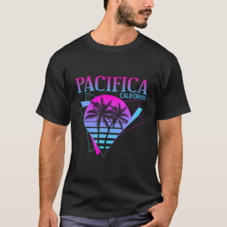 Beach Vaporwave Vacation Souvenir Pacifica T-Shirt