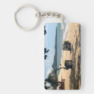 Beach Vendings ... Lamai Beach, Koh Samui Island Keychain