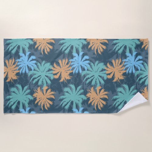 Beach Vibe Palm Tree Beach Towel