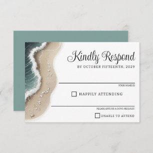 Beach Vibe RSVP Card