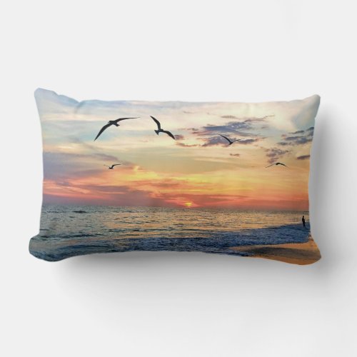 Beach Vibe Two Sided Two Image Pillow