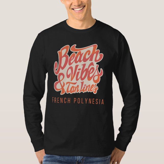 Beach Vibes And Tan Lines Greece T-Shirt (Front)